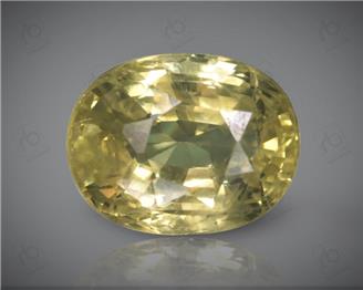 Natural Unheated & Untreated Certified Yellow Sapphire (Pokhraj)6.01 carats -2289